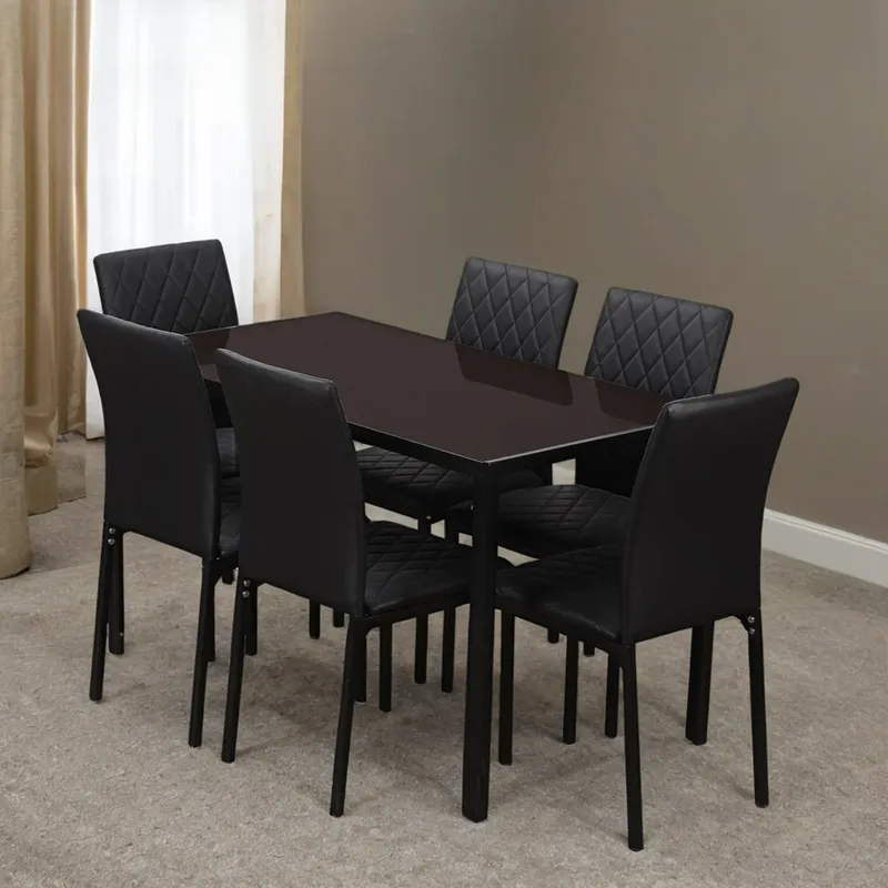 MICA - Juego de Comedor Luminus 6 Sillas