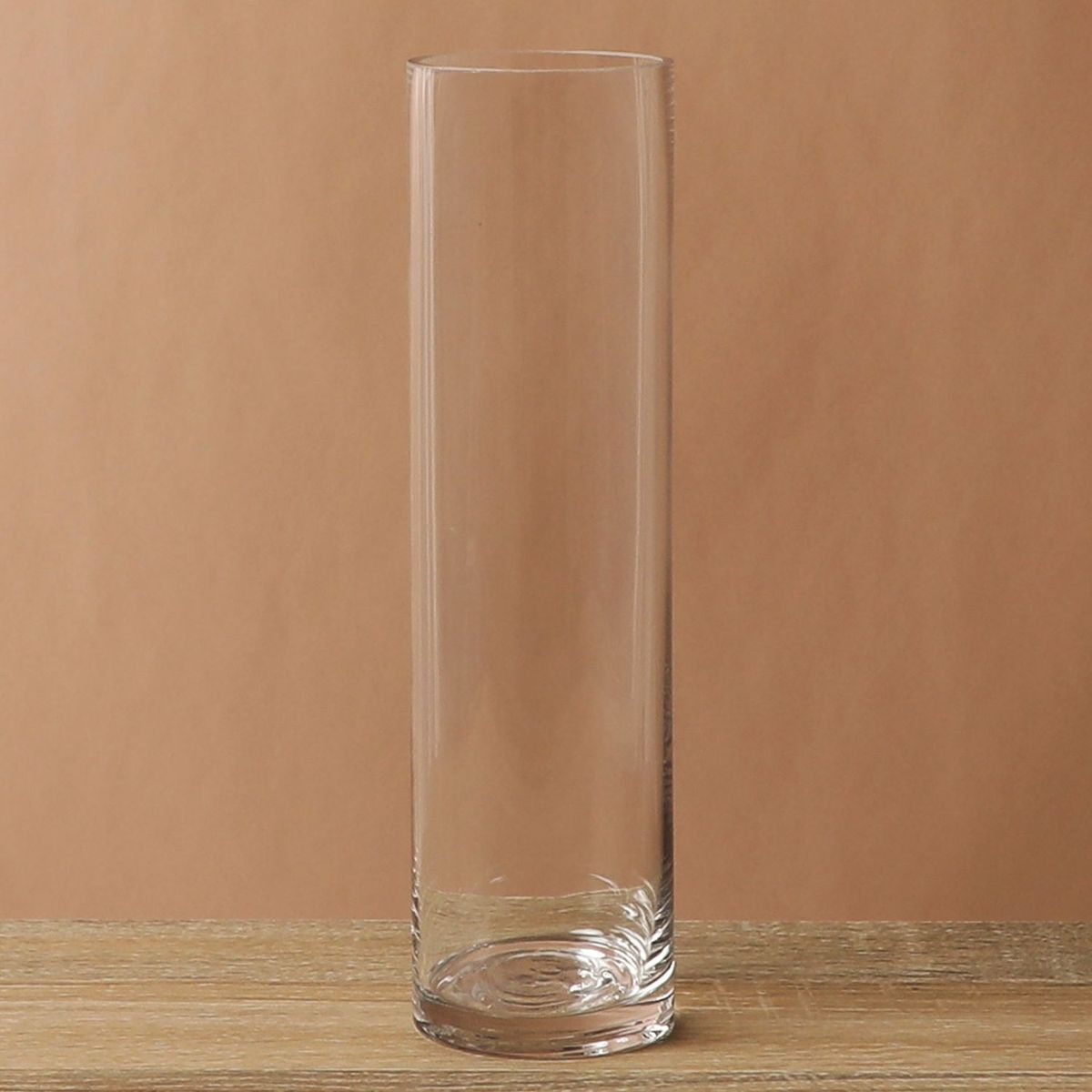 MICA - Florero Vidrio Tubo 8x8x30cm