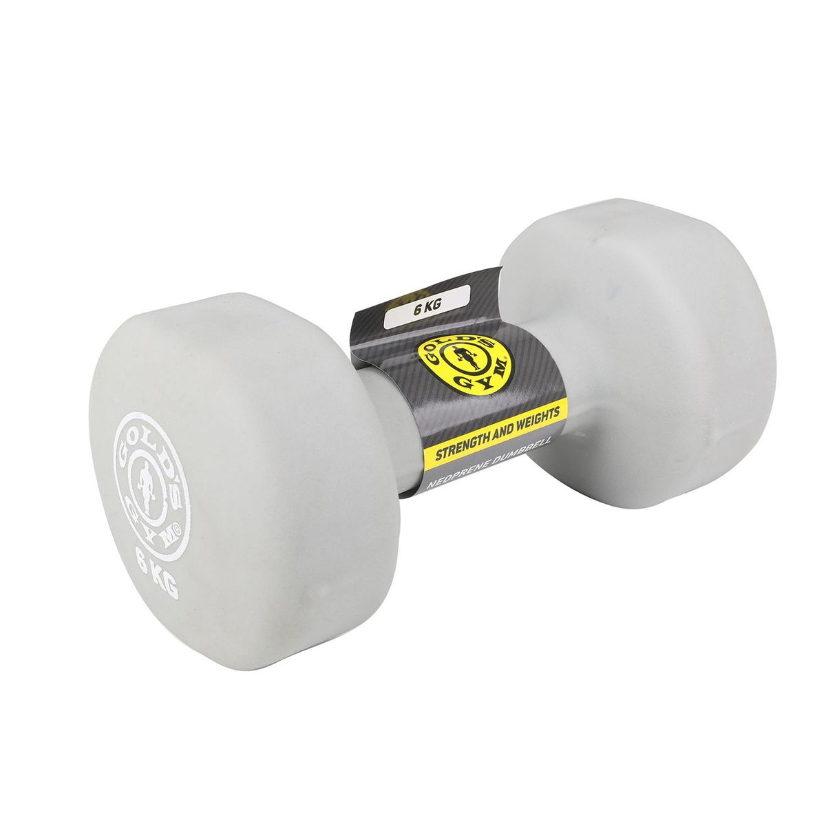 GOLDS GYM - Mancuerna de Neopreno 6 kg