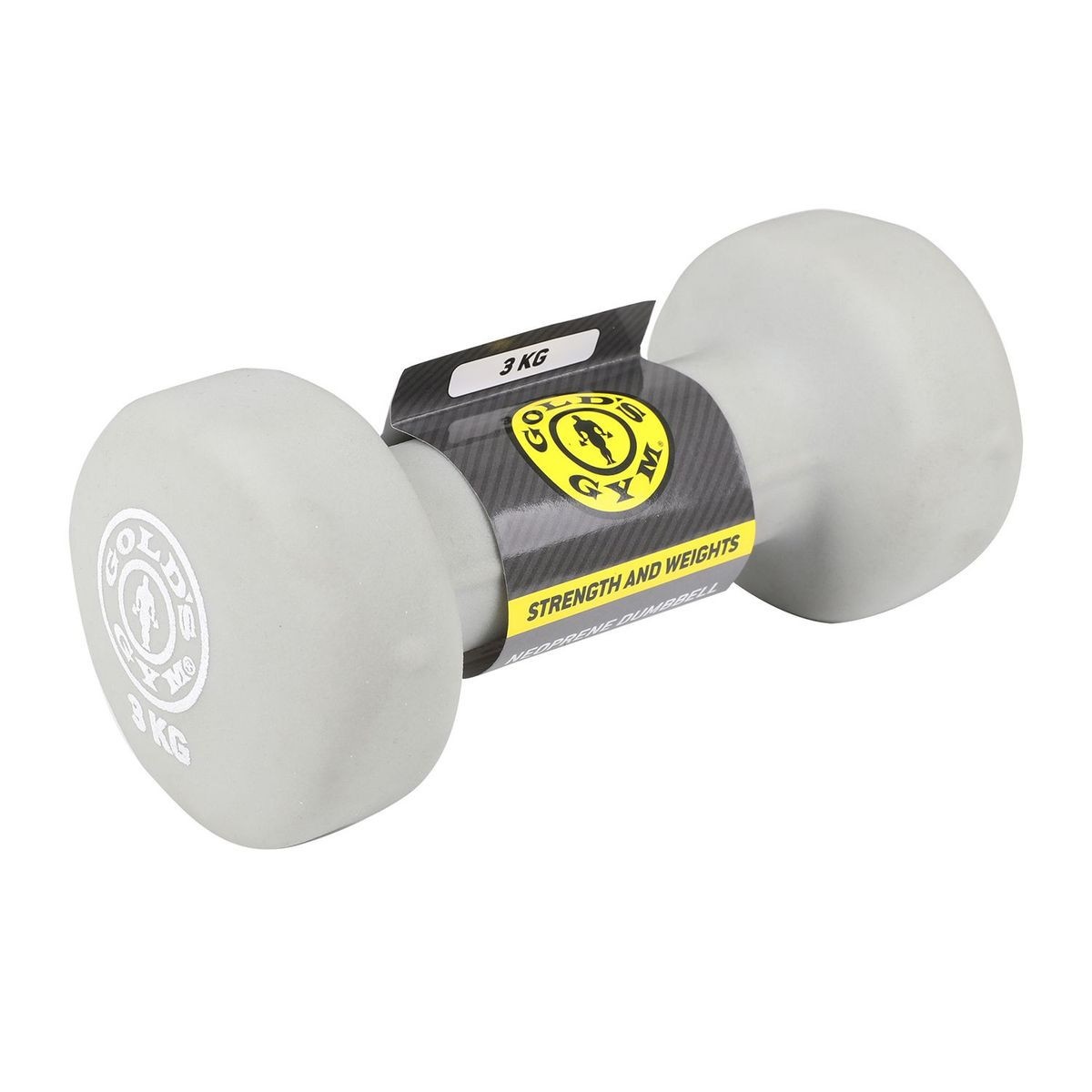 GOLDS GYM - Mancuerna de Neopreno 3 kg