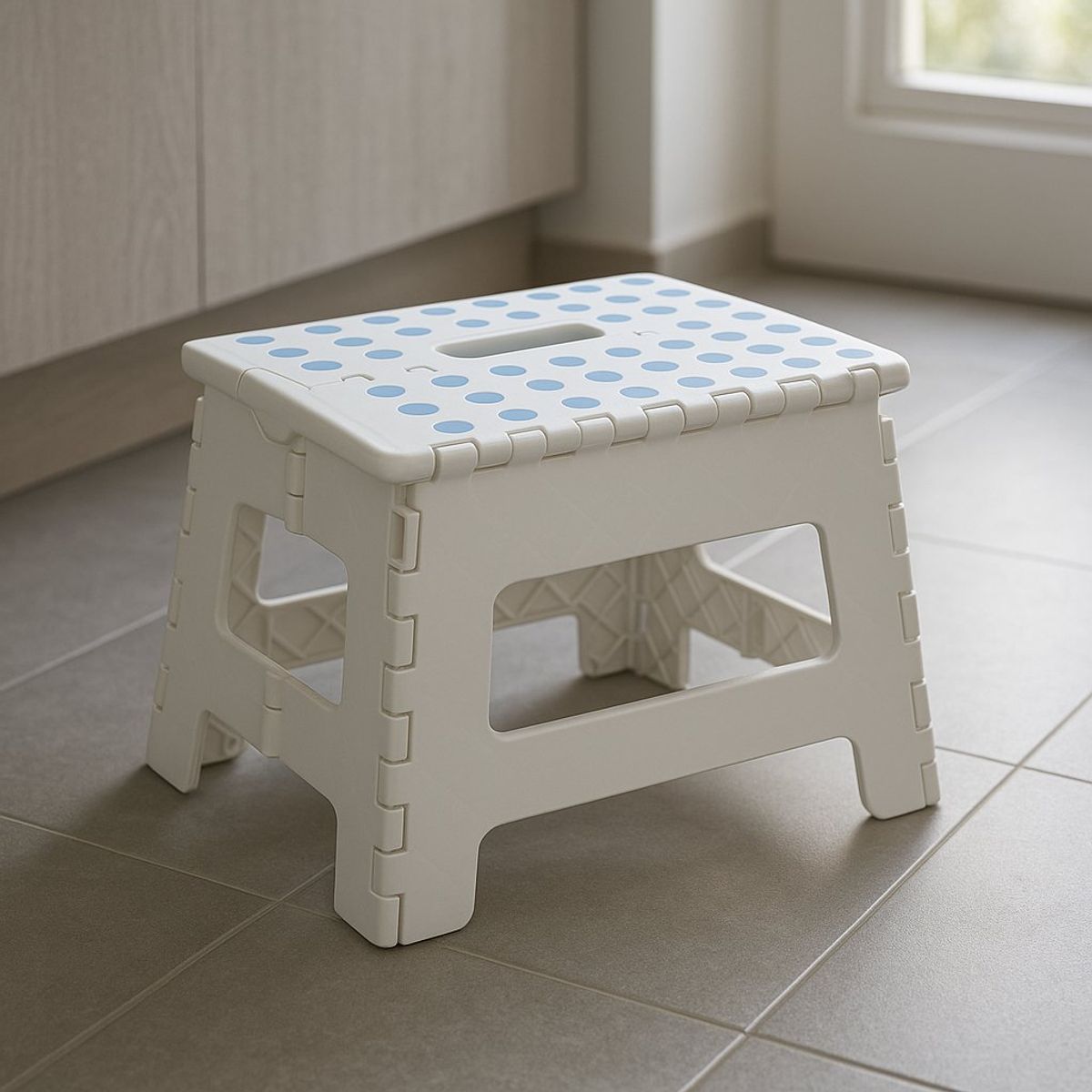 MICA - Banquito Plegable Blanco