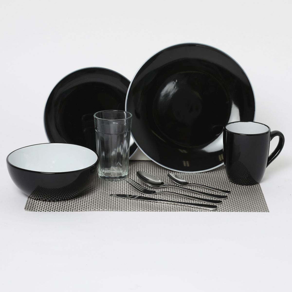 MICA - Juego de Vajilla Porcelana 60 piezas