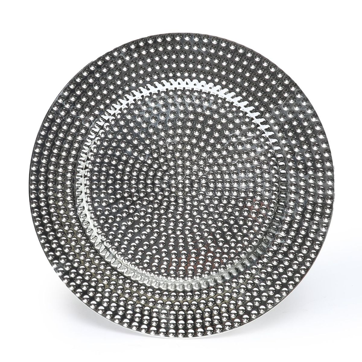 ROBERTA ALLEN - Plato Base Charger Roberta Allen Plateado Redondo