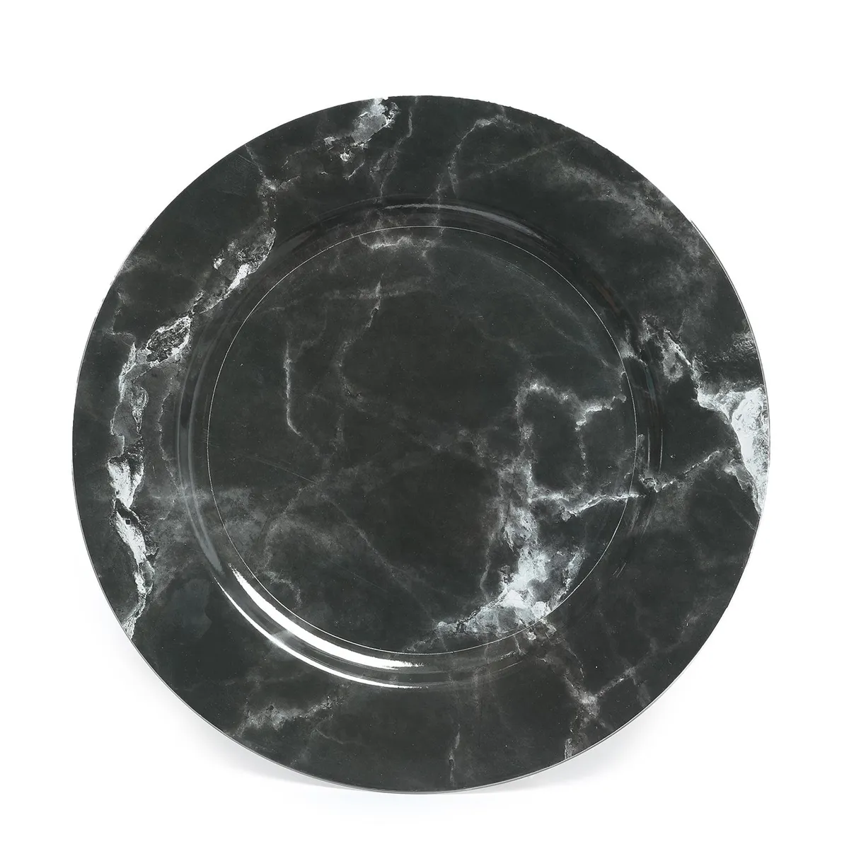 ROBERTA ALLEN - Plato de Sitio Marmol Negro 33 cm