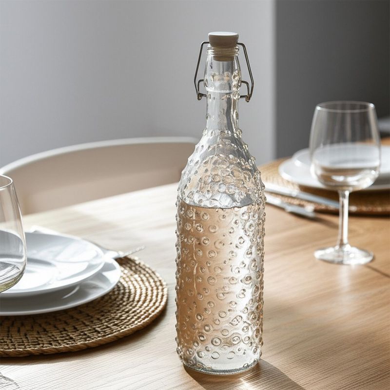 MICA - Botella Vidrio Dots 1 Lt