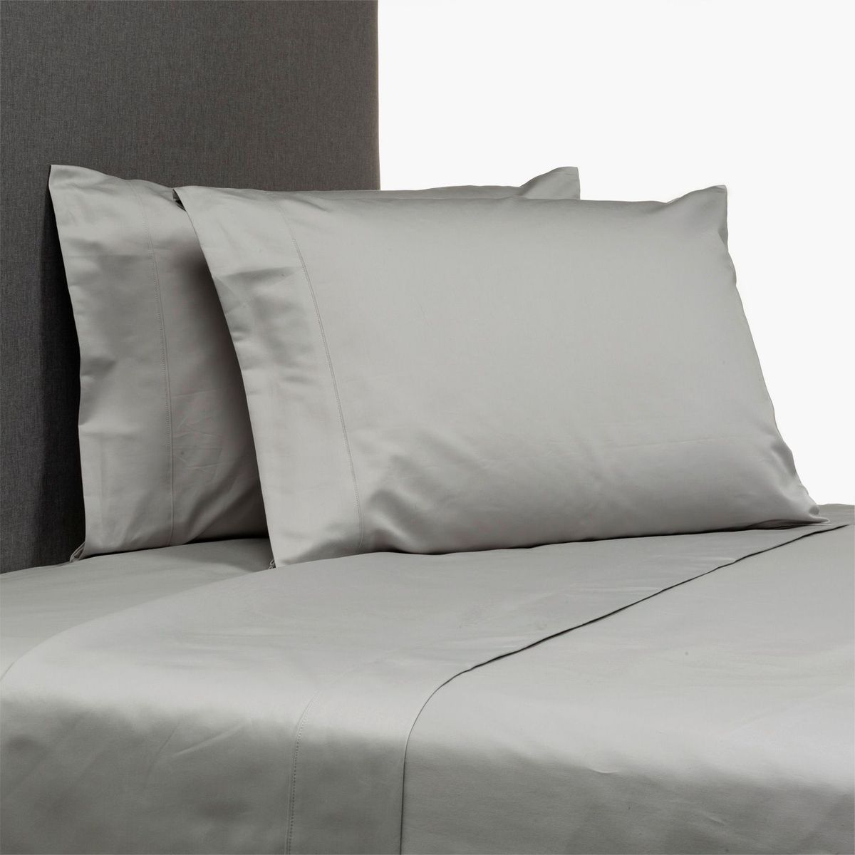 BASEMENT HOME - Juego de Sábanas Lisas 100% Algodón 1000 Hilos