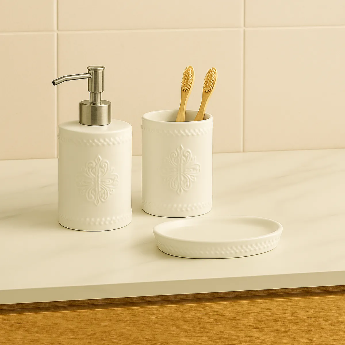 ROBERTA ALLEN - Set Accesorios De Baño Patricia