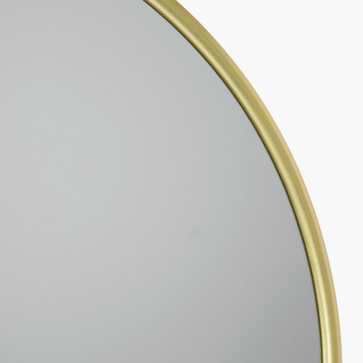 MICA - Espejo Redondo Dorado 70 cm