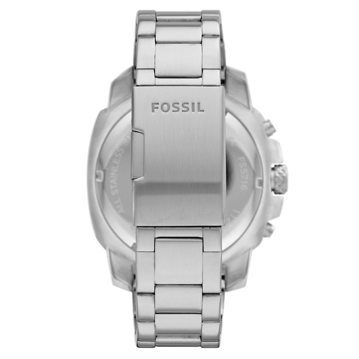 FOSSIL - Reloj Fossil Bronson Acero Inoxidable Plateado Análogo