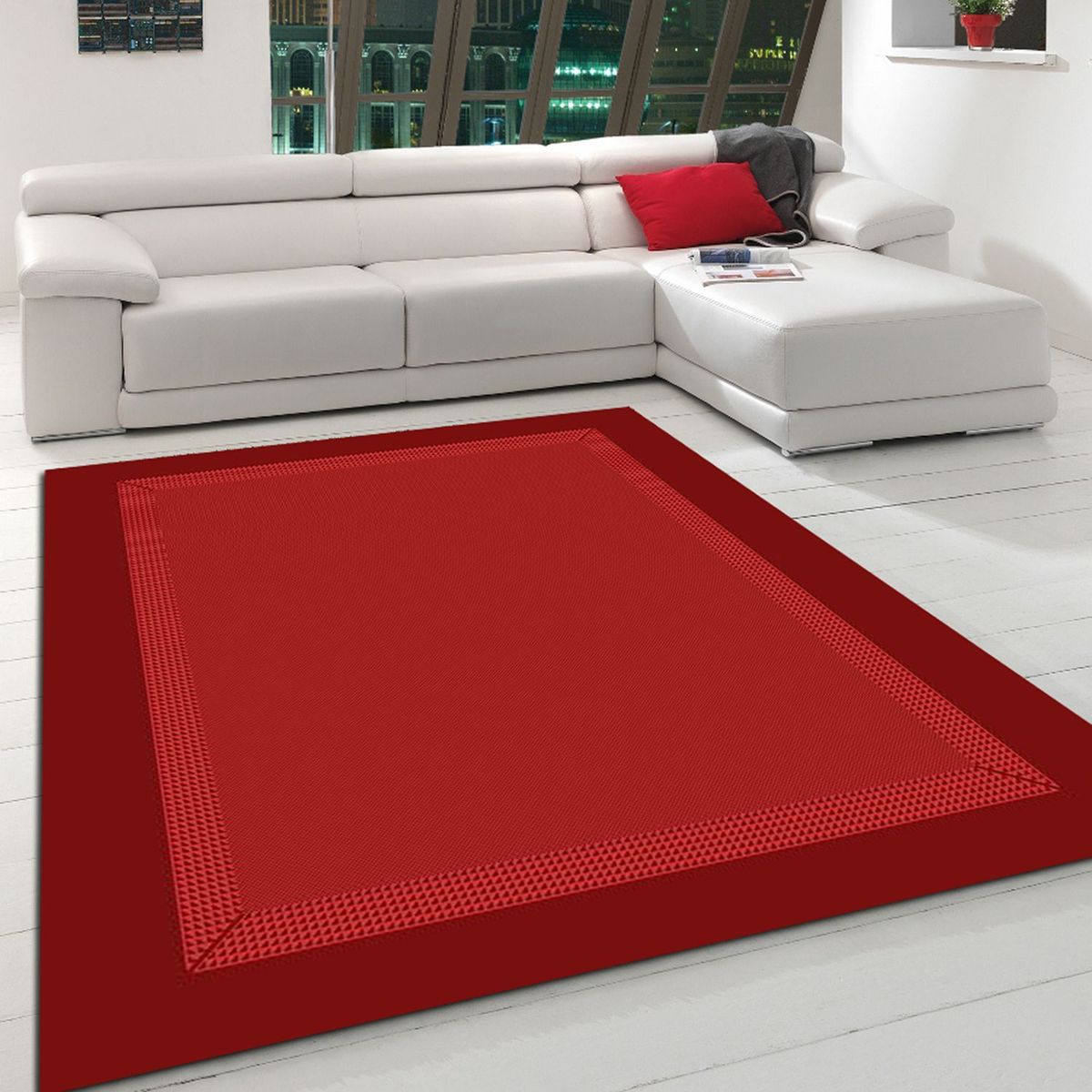 MICA - Alfombra Luna Roja 160x225cm