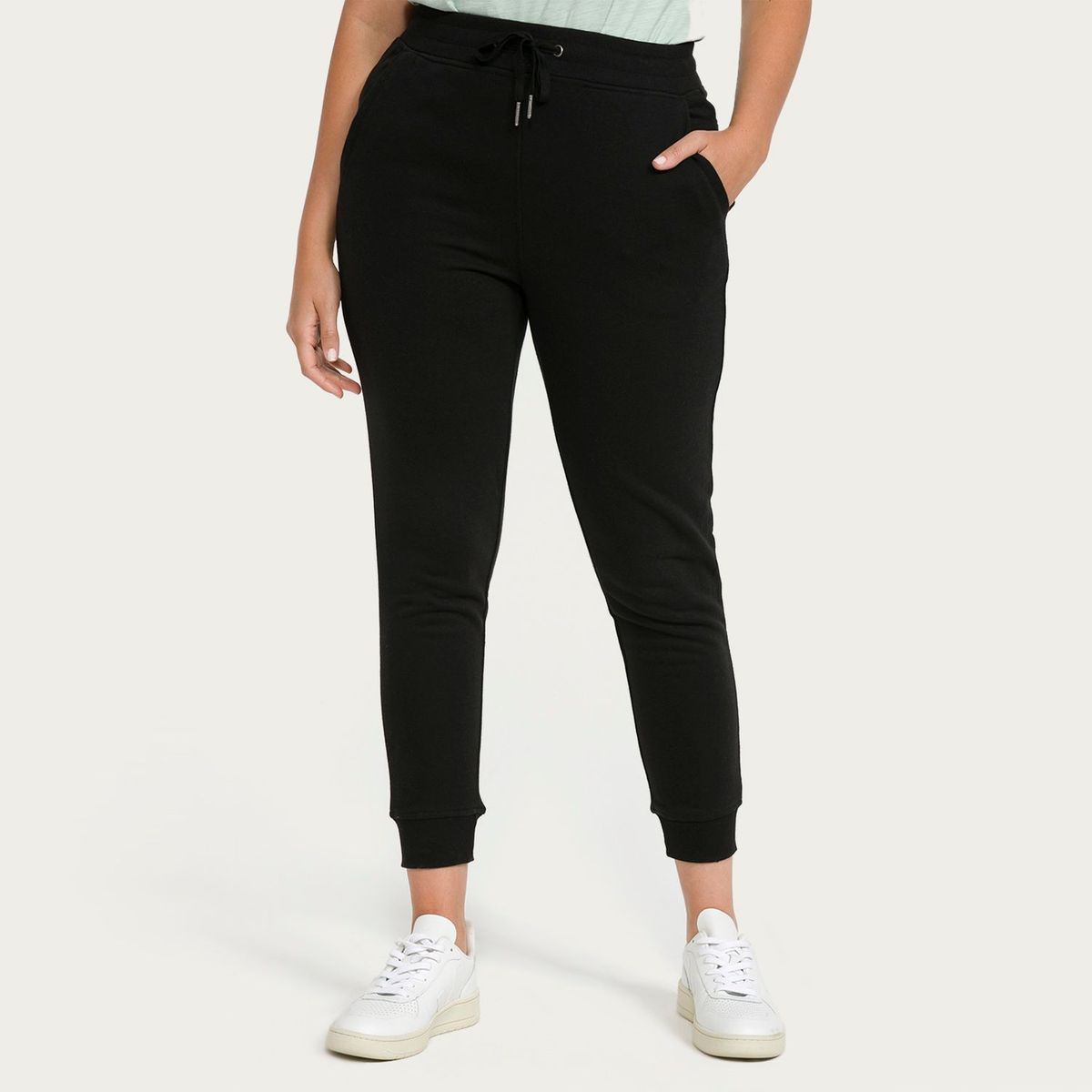 NEWPORT - Pantalón Jogger Tiro Alto Newport Mujer Algodón Orgánico