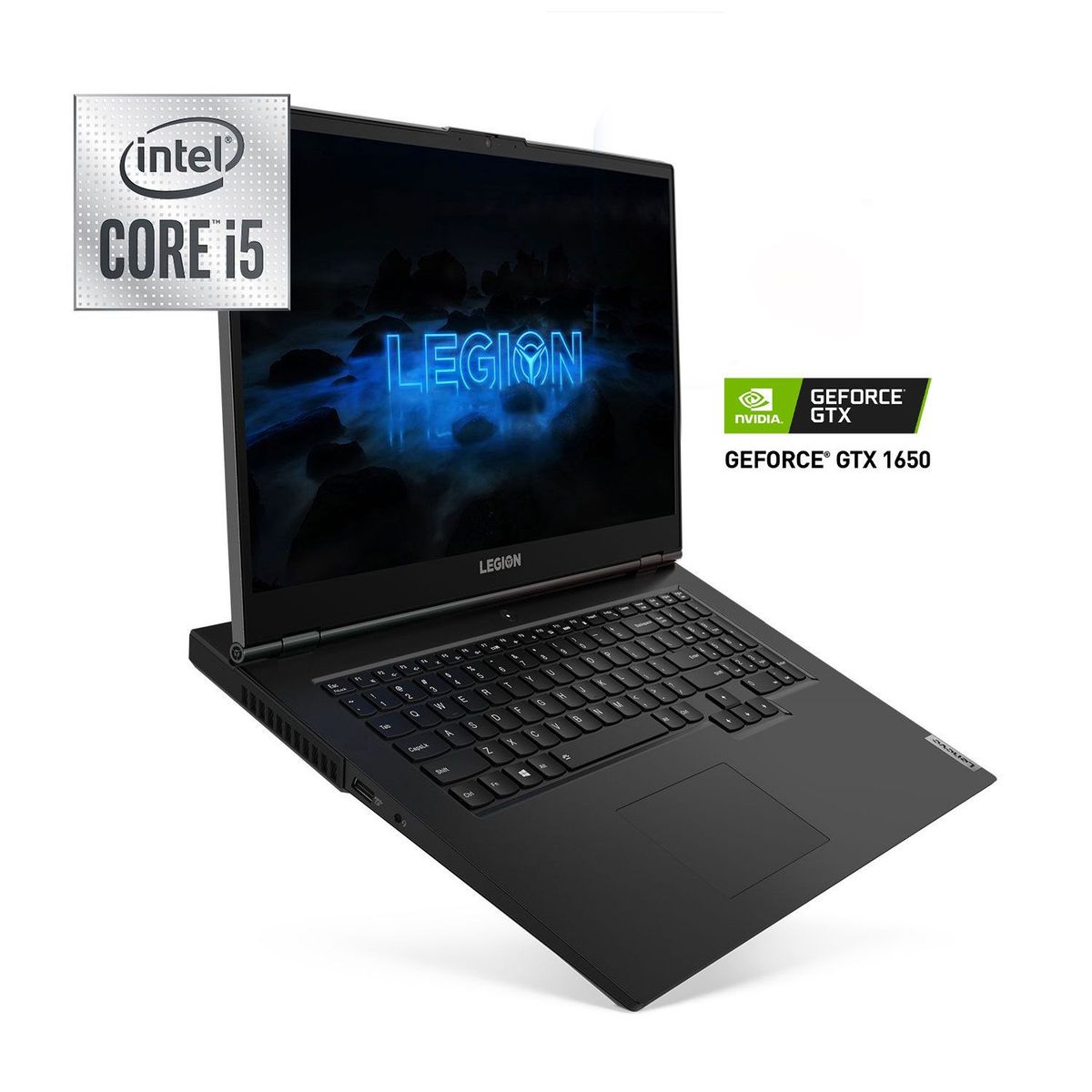 LENOVO - Gamer Lenovo Intel Core i5 GTX 1650 8GB 1TB HDD + 128 SSD Legion 5 10° Gen 15.6''