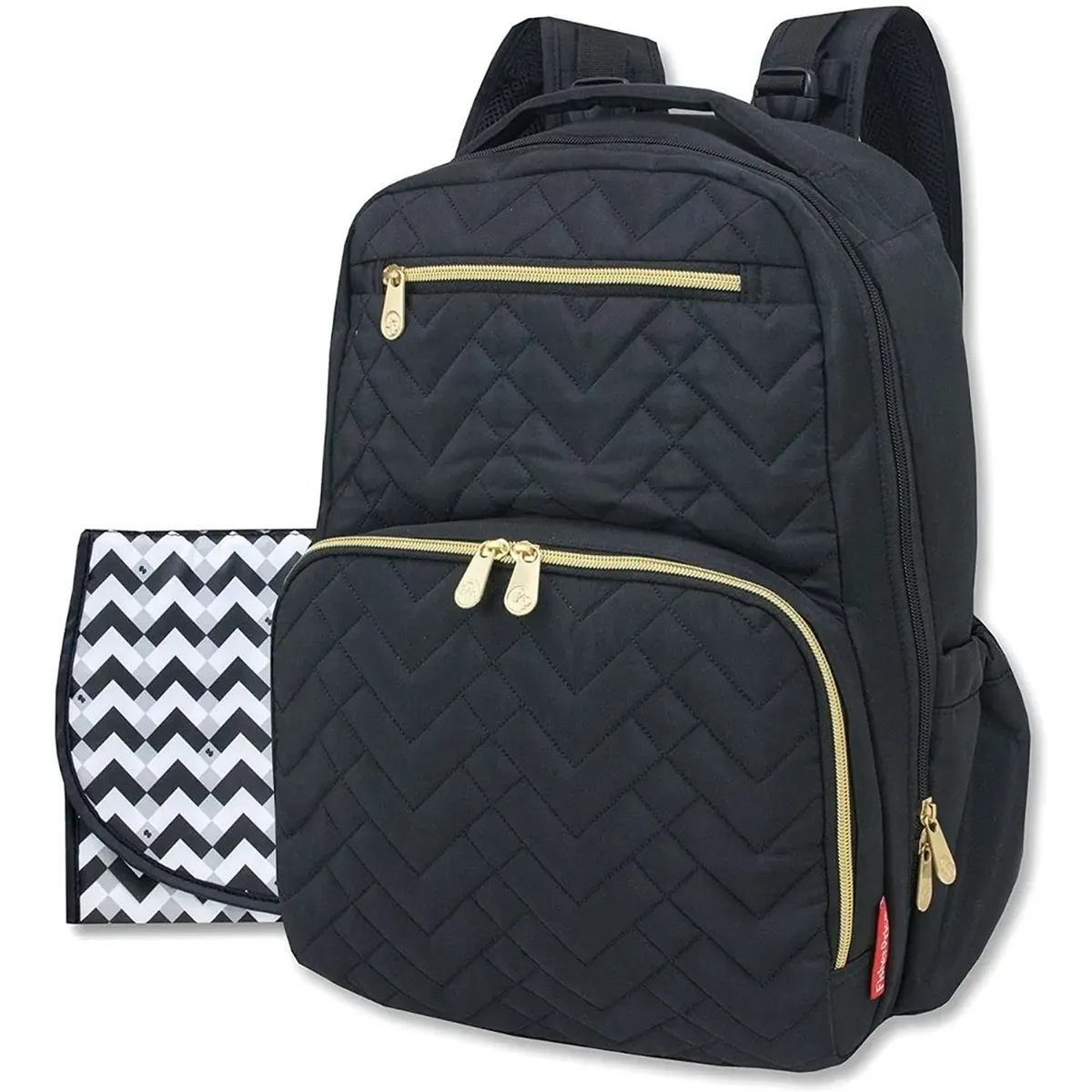 FISHER PRICE - Mochila Pañalera Negra