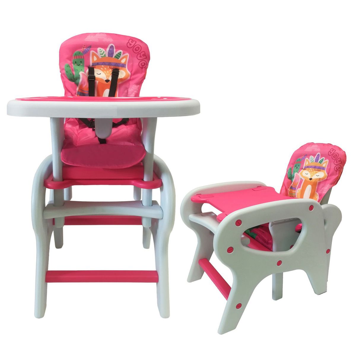 YAMP - Silla de Comer Bebe 2 en 1 Escritorio Barcelona
