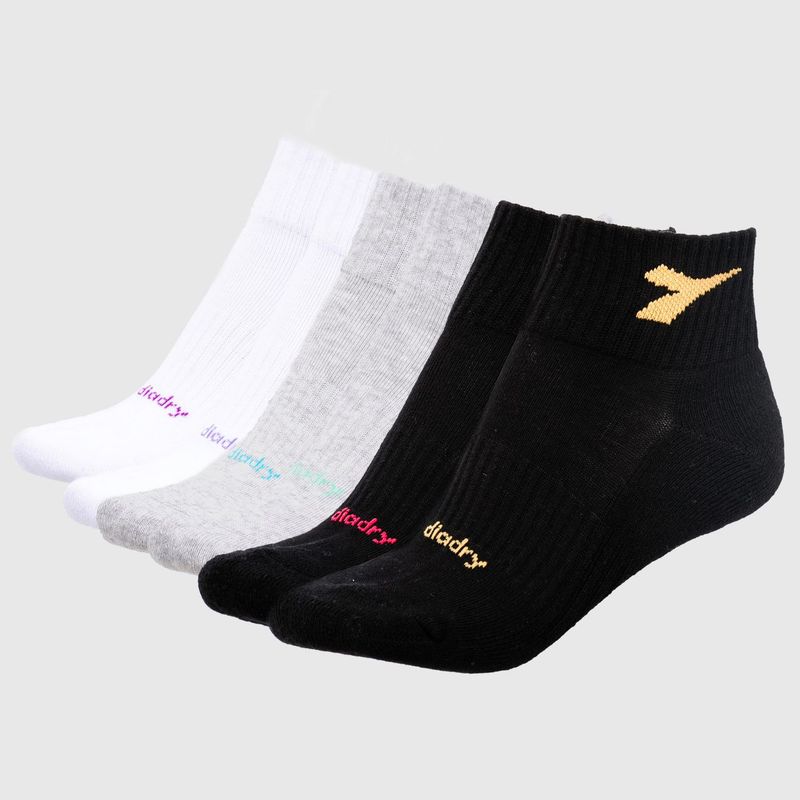 DIADORA - Pack X6 Medias Tobilleras Deportivas Unisex Diadora.
