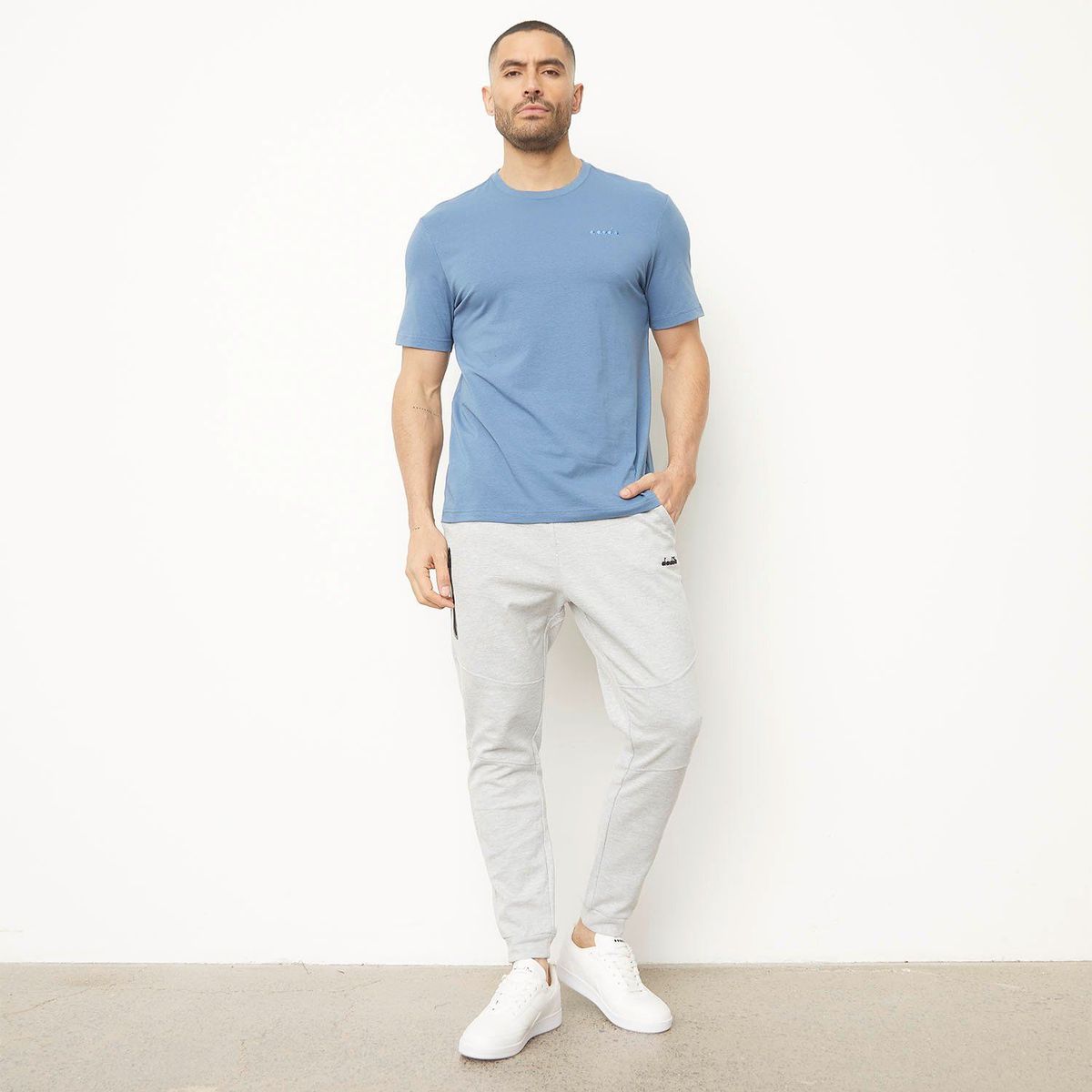 DIADORA - Pantalón de Buzo Jogger Algodón Deportivo Hombre Diadora