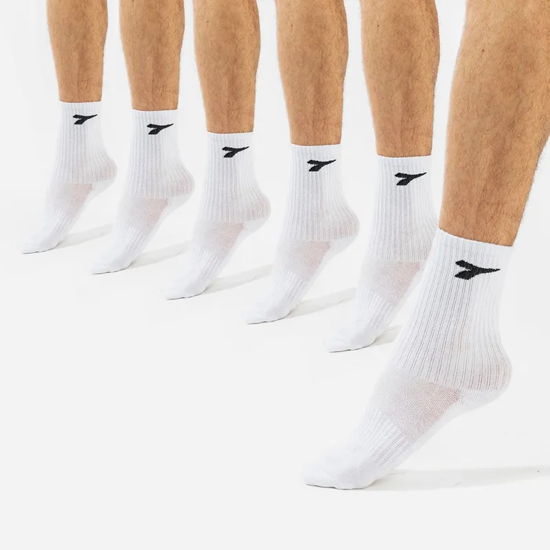 DIADORA - Pack X6 Medias Crew Deportivas Unisex Diadora