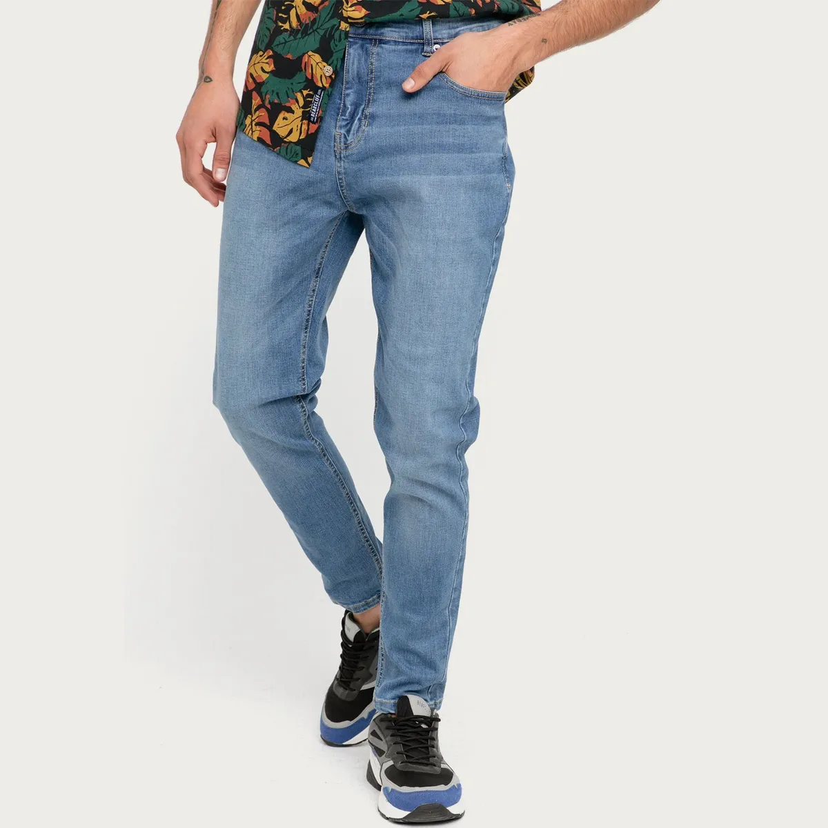 BEARCLIFF - Jean Carrot Algodón Hombre Bearcliff
