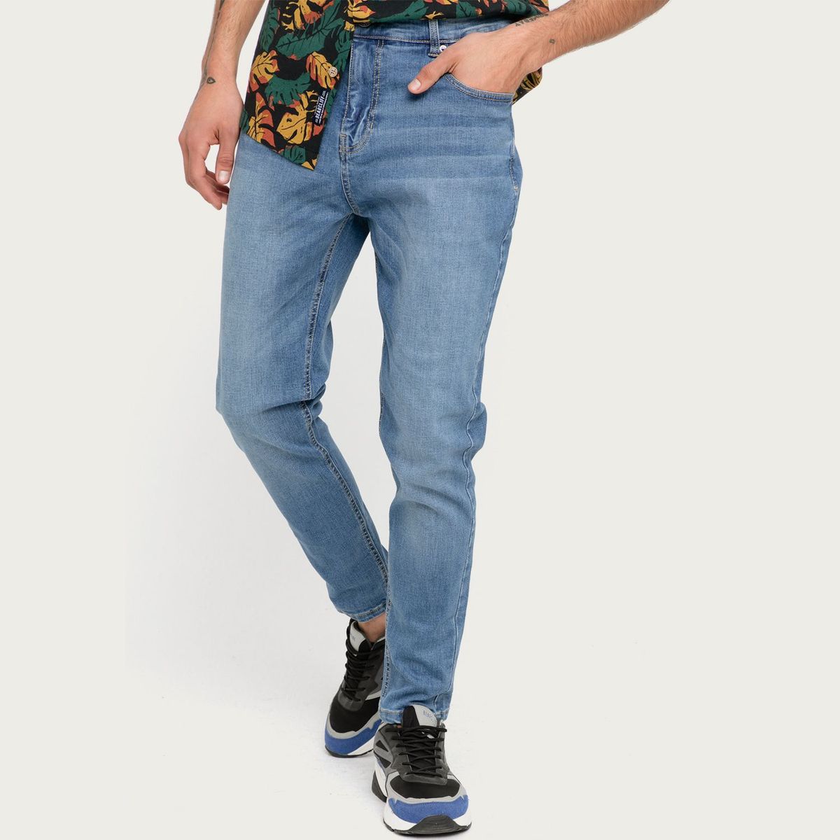BEARCLIFF - Jean Carrot Algodón Hombre Bearcliff