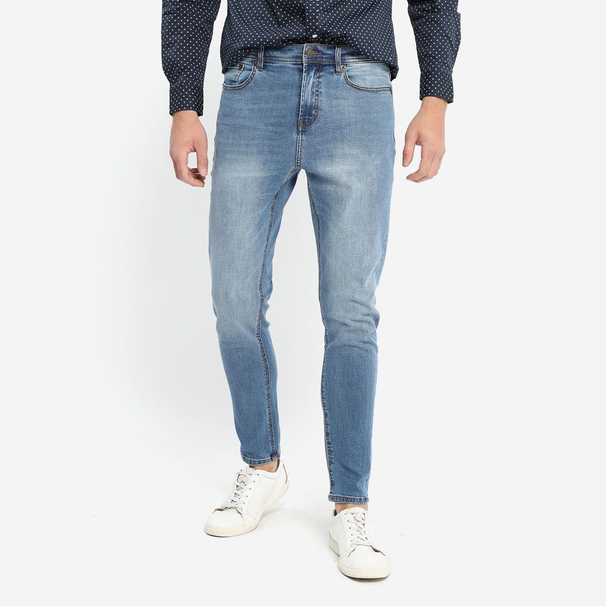 BASEMENT - Jean Slim Algodón Hombre Basement