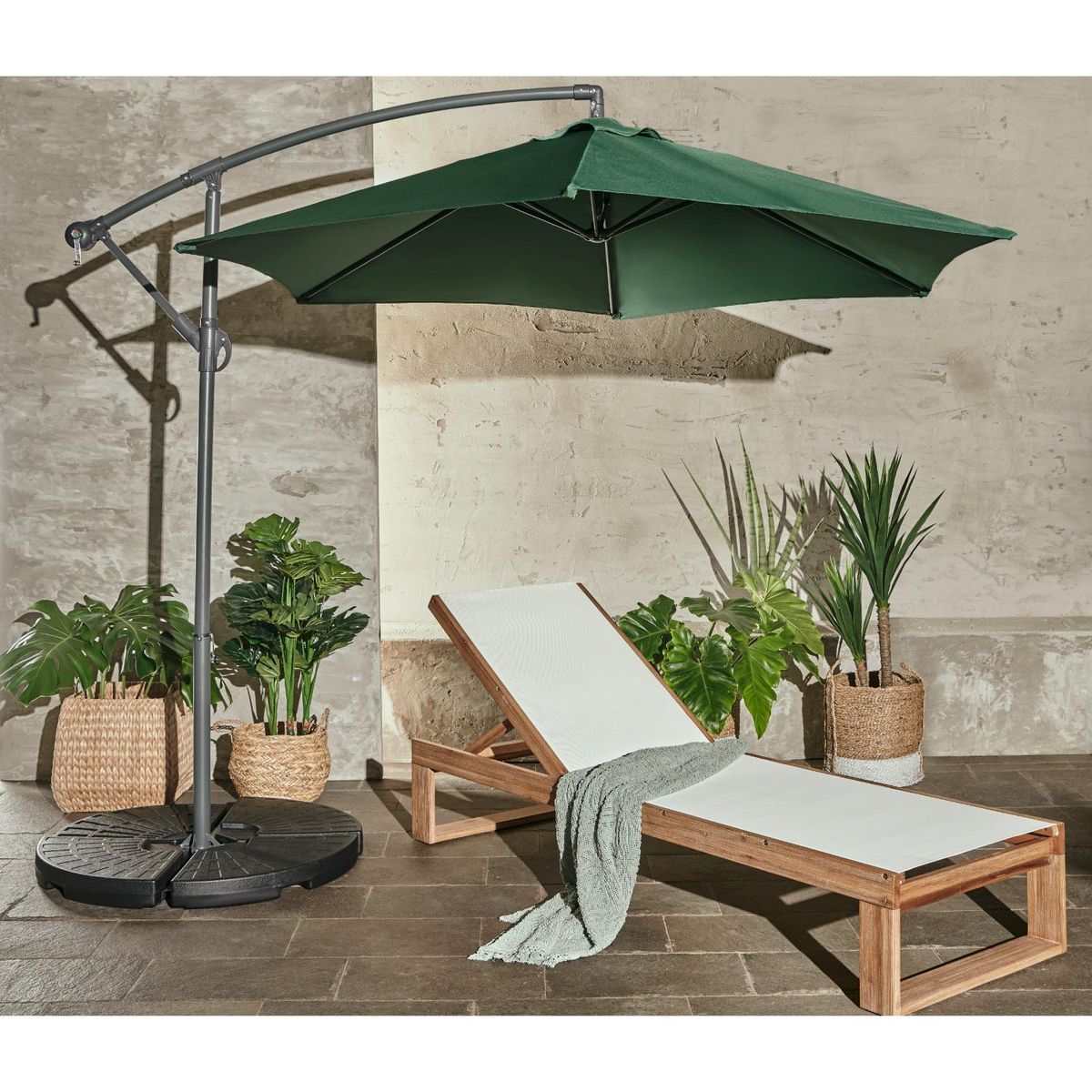 BASEMENT HOME - Reposera Reclinable De Madera Laguna