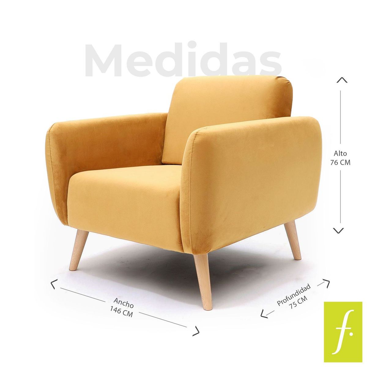 MICA - Butaca Eva 1 Cuerpo