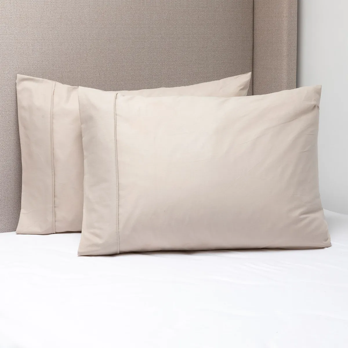 MICA - Set X2 Fundas De Almohada 100% Algodón 180 Hilos Mica