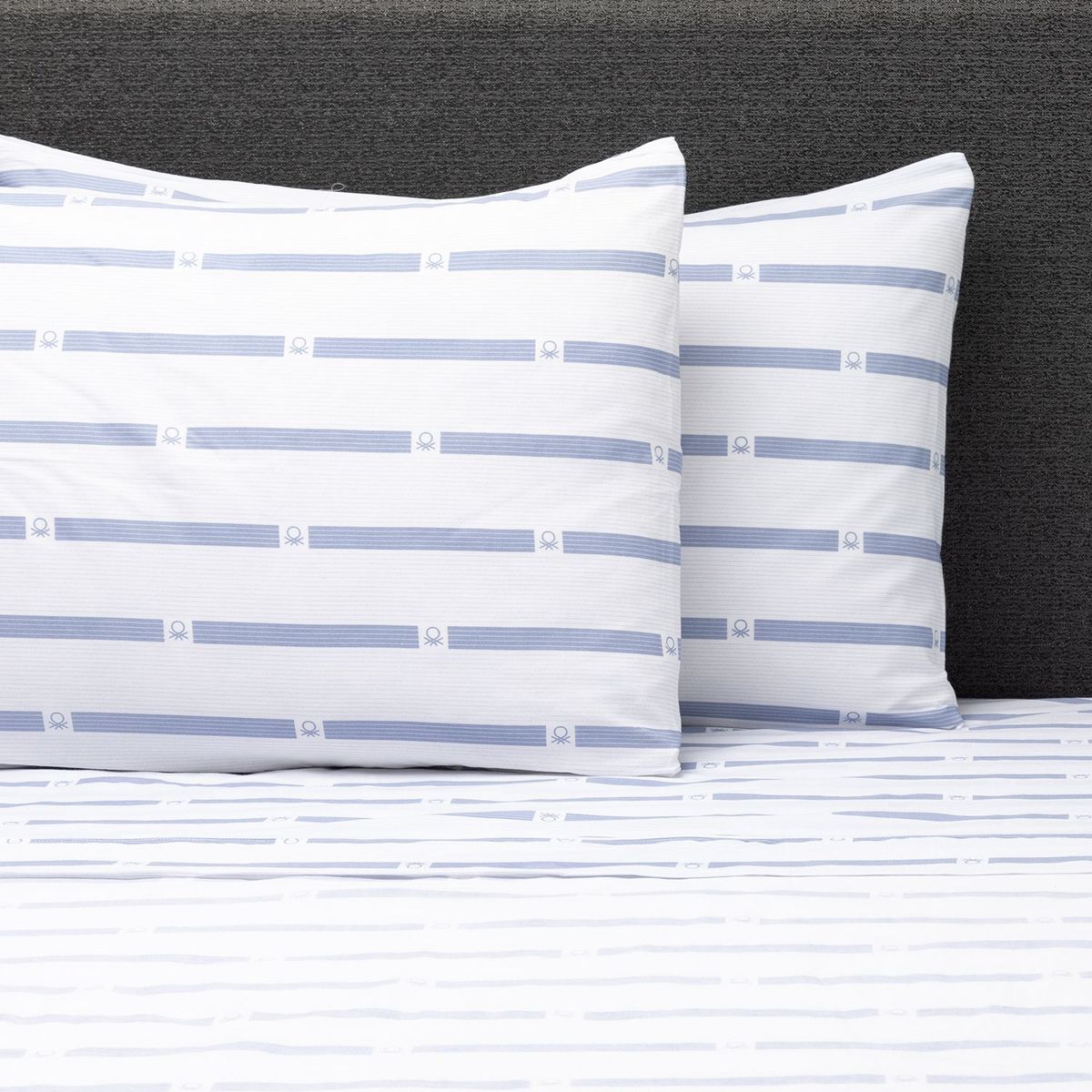 BENETTON - Juego de Sábanas 100% Algodón Benetton