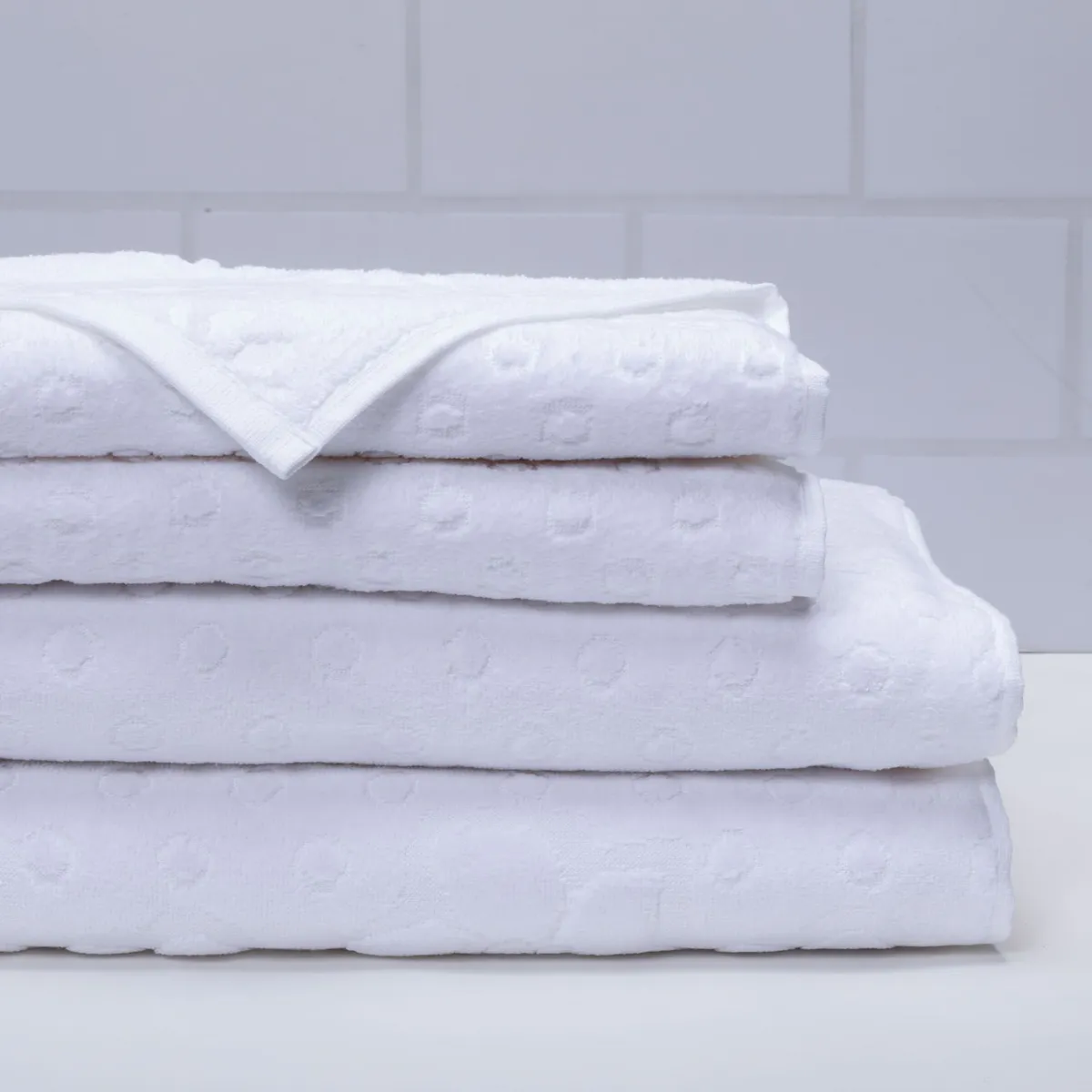 ROBERTA ALLEN - Set x4 Toallas Mano/Baño Lollipop 430gr