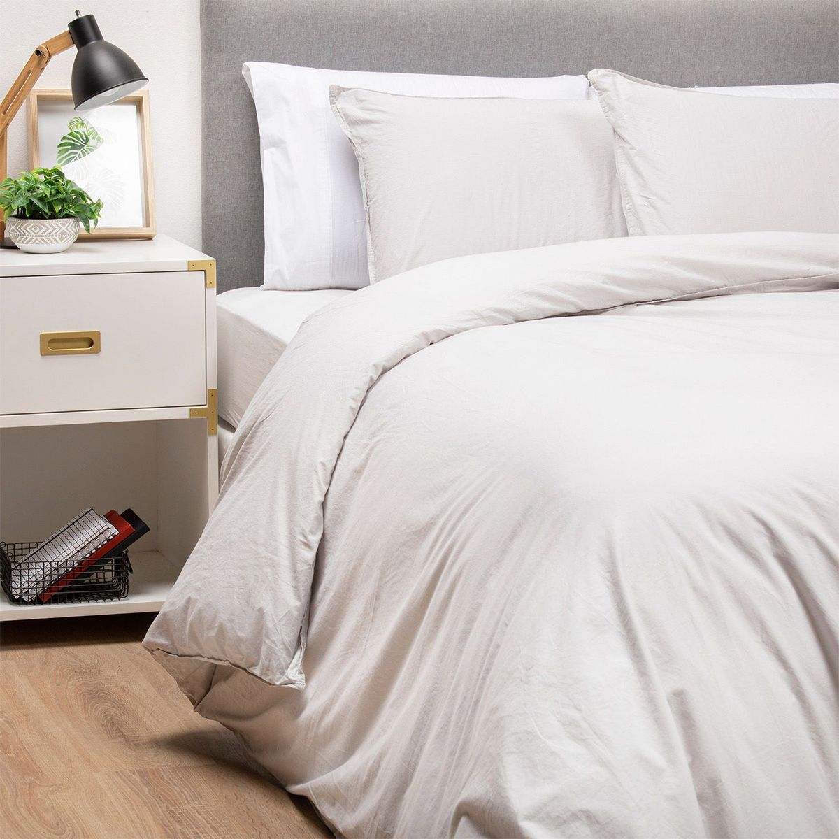 BASEMENT HOME - Funda Plumón 100% Algodón Washed