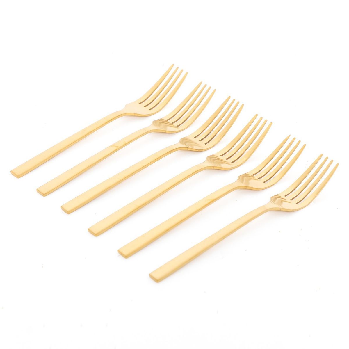 BASEMENT HOME - Set x 6 Tenedores de Postre Gold