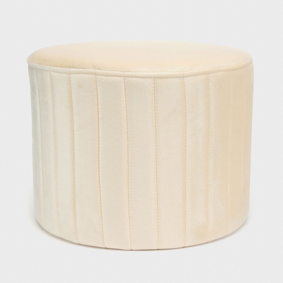 MICA - Puff Tela Beige 30 cm