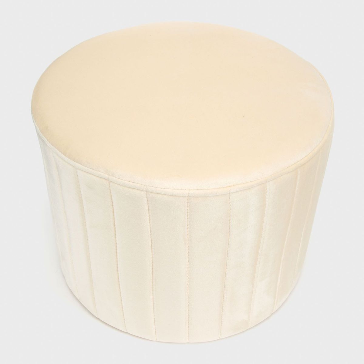 MICA - Puff Tela Beige 30 cm