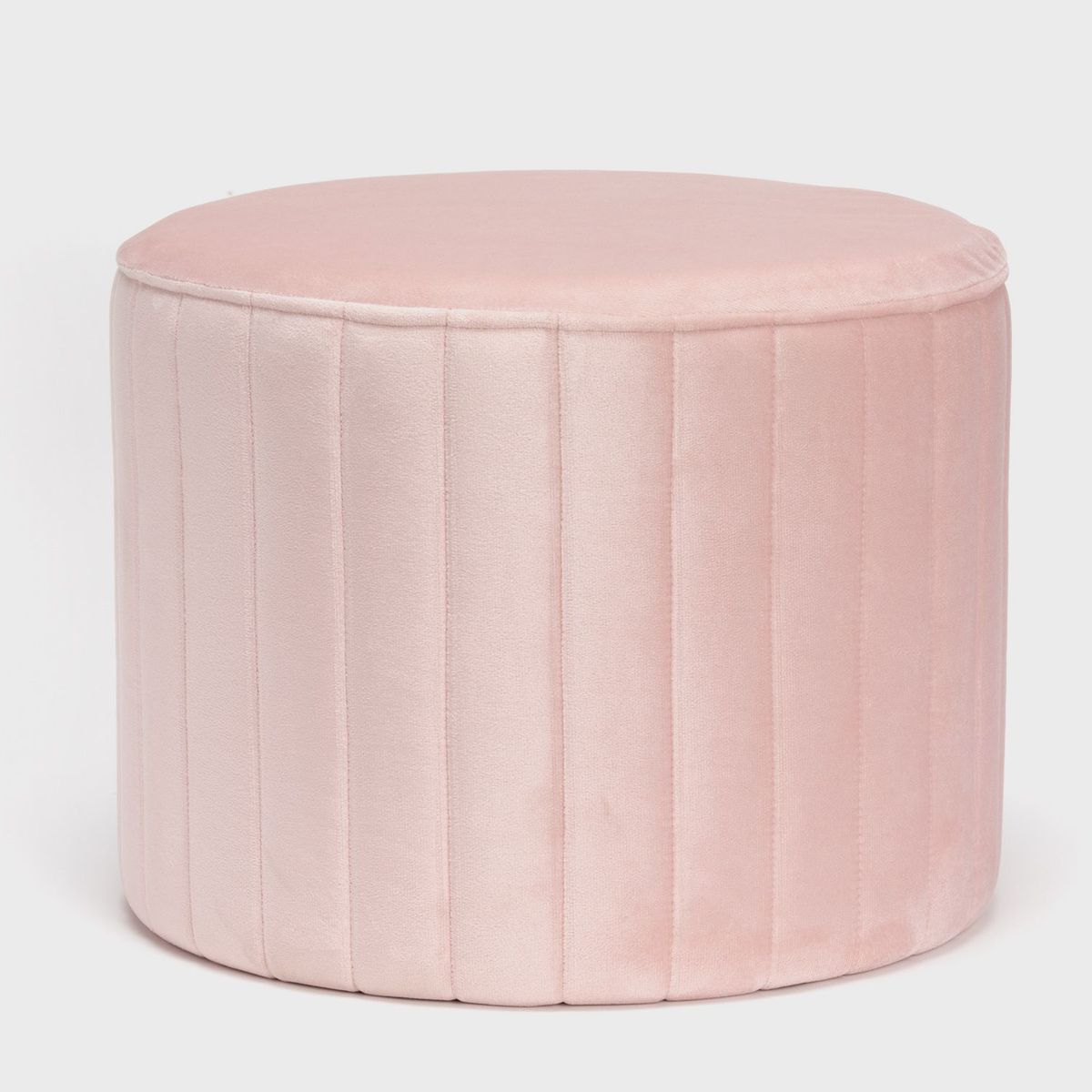 MICA - Puff Tela Rosado 30 cm