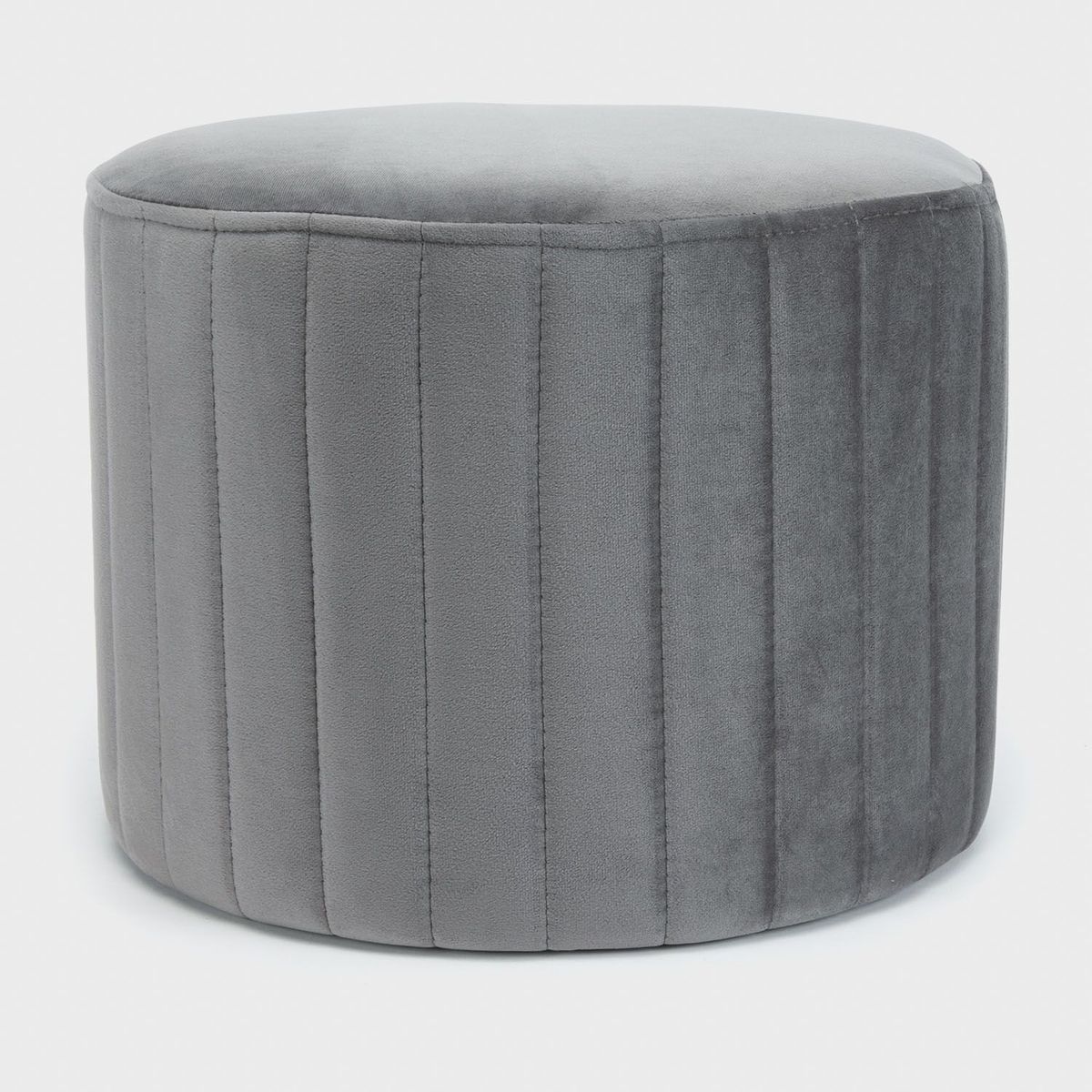 MICA - Puff Tela Gris 30 cm