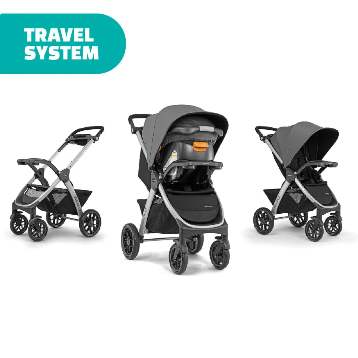 CHICCO - Coche Travel System Bebé Bravo Chicco
