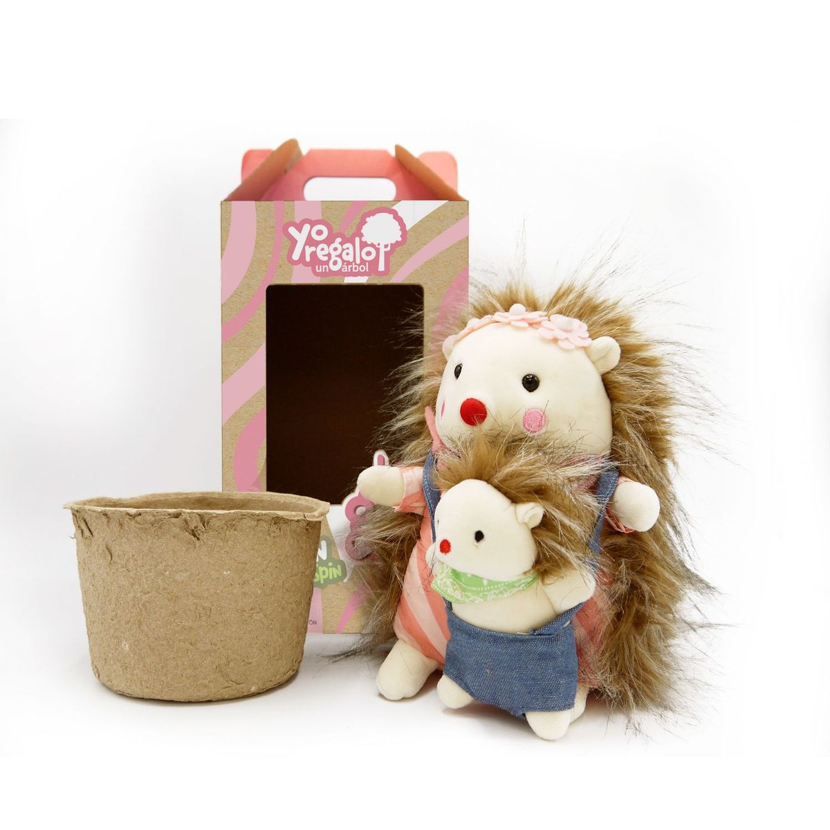 GRINPINS - Peluche Erizo Flopin Y Crispin 20cm