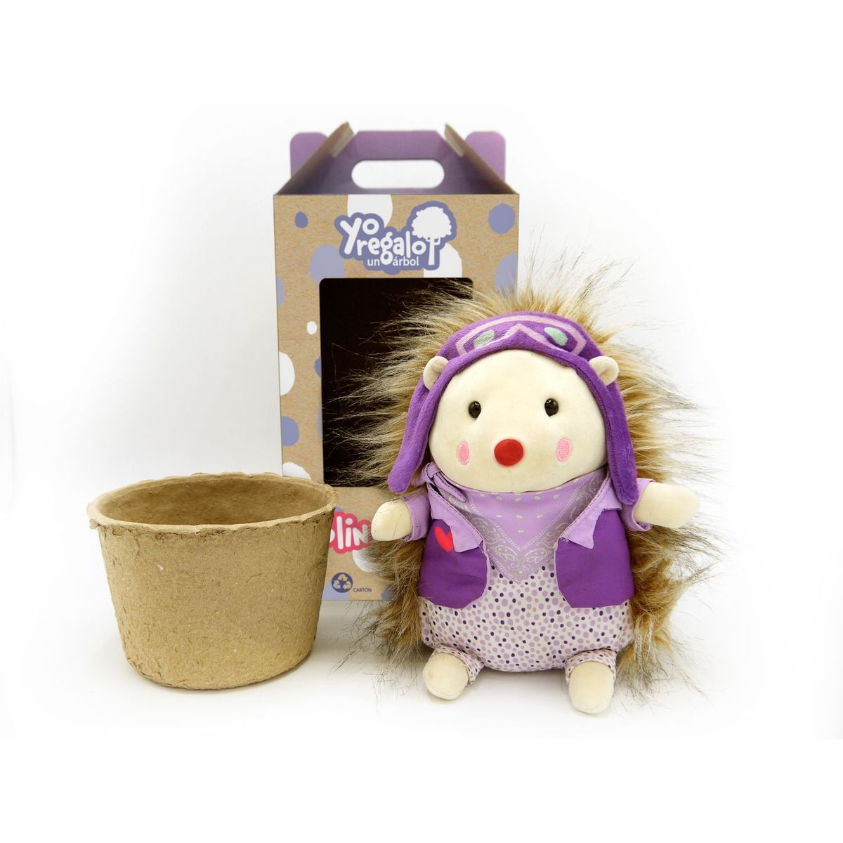 GRINPINS - Peluche Erizo Polin 20cm