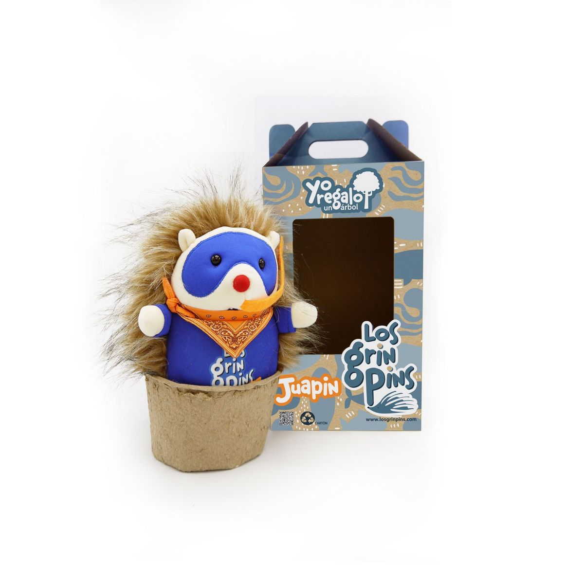 GRINPINS - Peluche Erizo Juapin 20cm