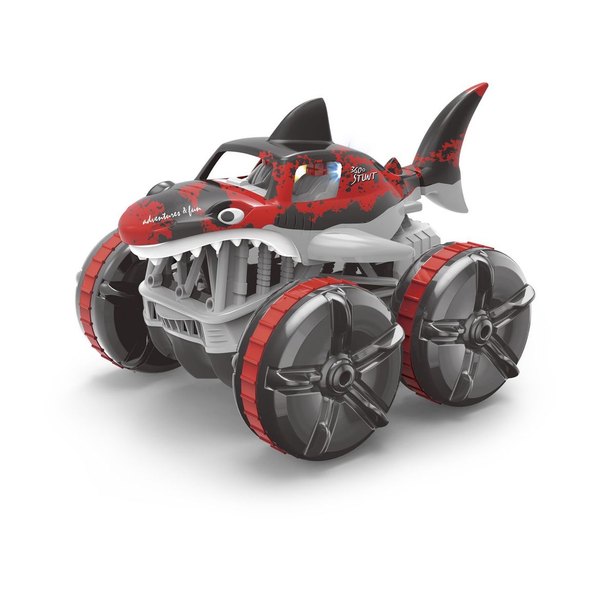 KIDS N PLAY - Juguete Carro Control Remoto Tiburón Anfibio 2.4 Ghz Kids N Play