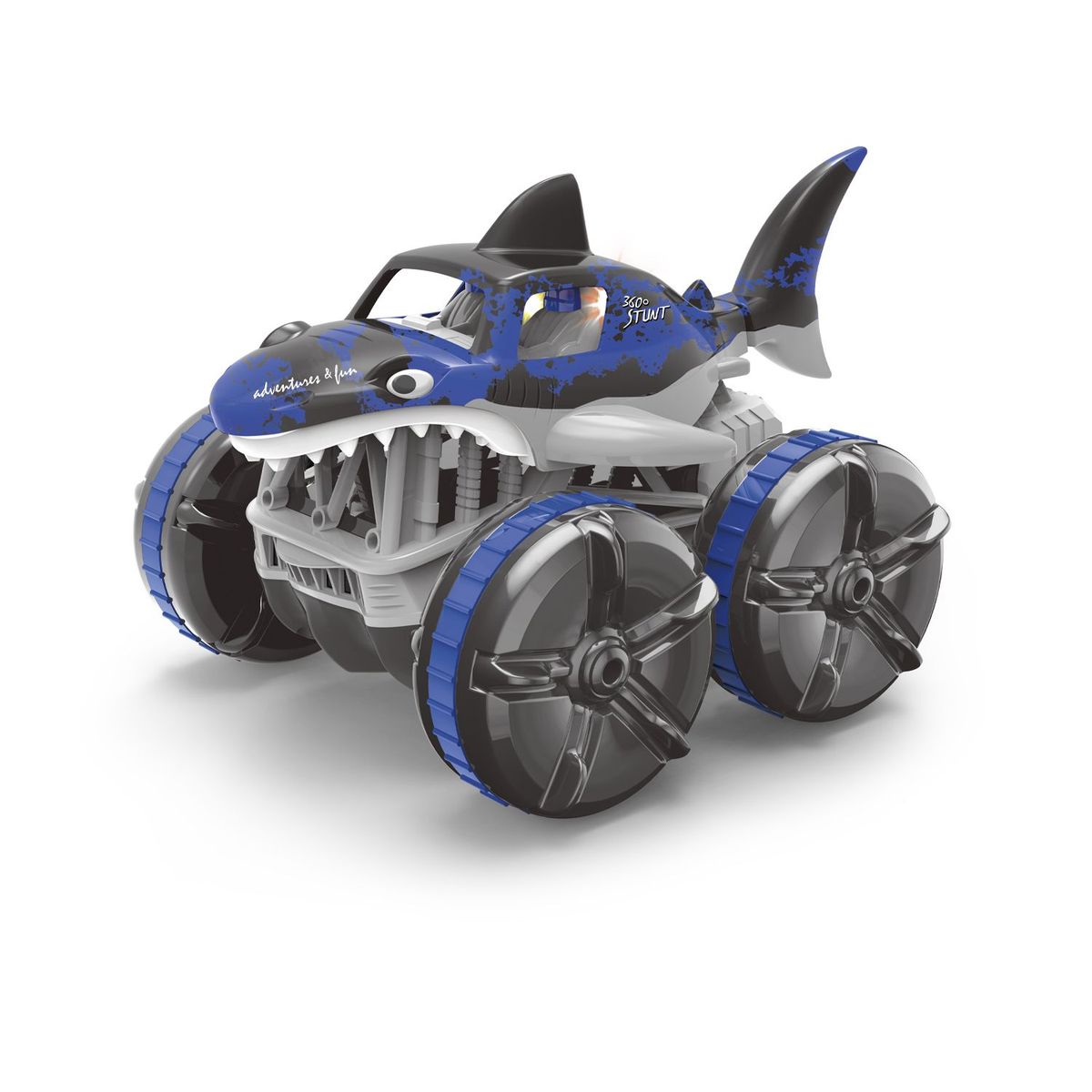 KIDS N PLAY - Juguete Carro Control Remoto Tiburón Anfibio 2.4 Ghz Kids N Play