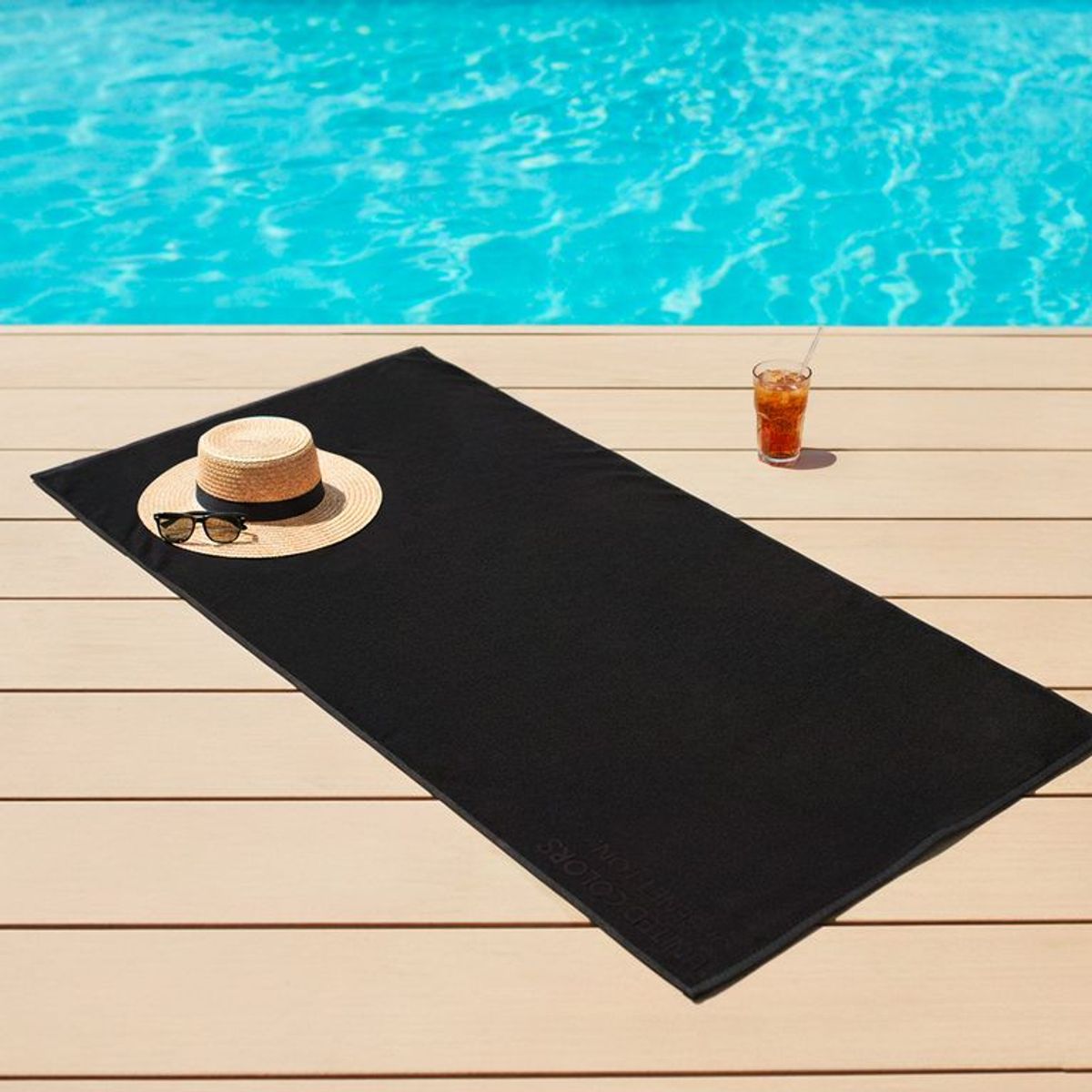 BENETTON - Toalla de Playa Solid 100% Algodón 100x180cm Benetton