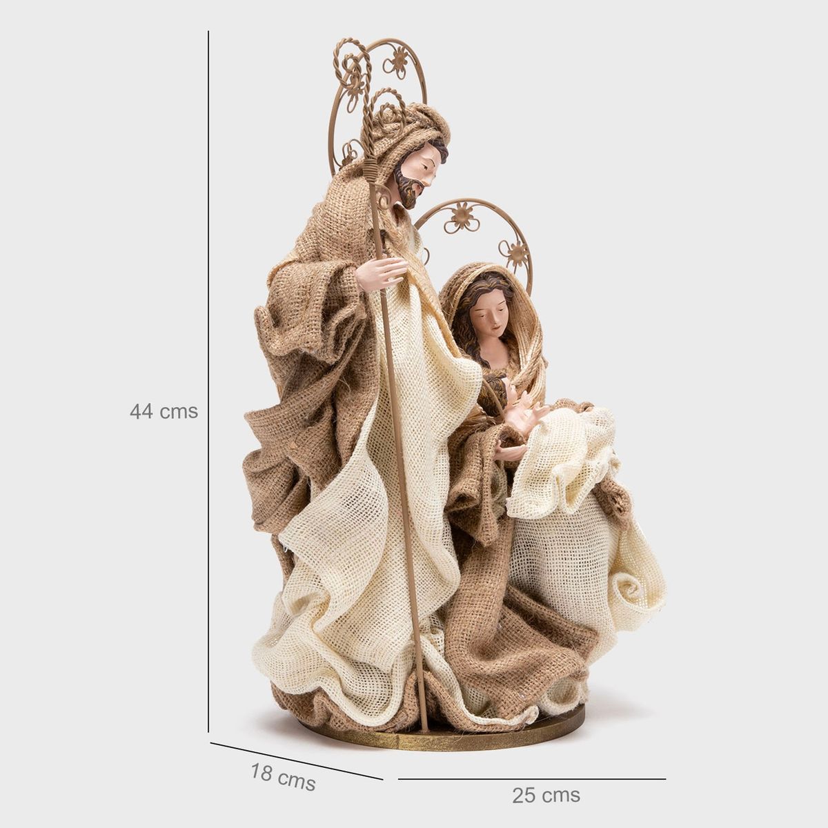 MICA - Pesebre Sagrada Familia X3 22x18x41cm