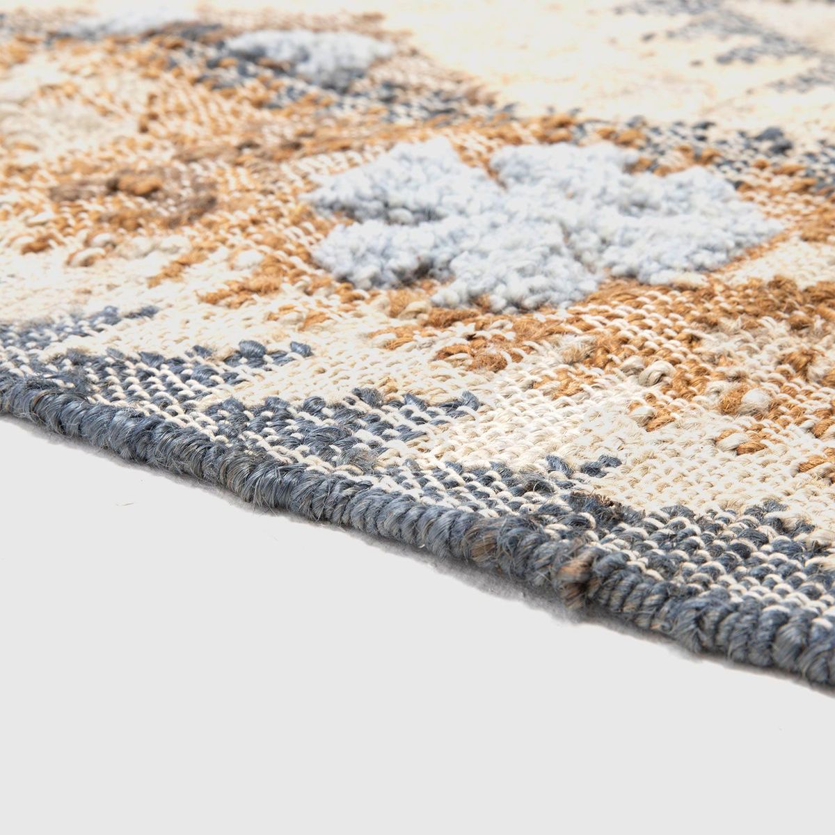 BASEMENT HOME - Alfombra de Kelim Bettino Natural Slate