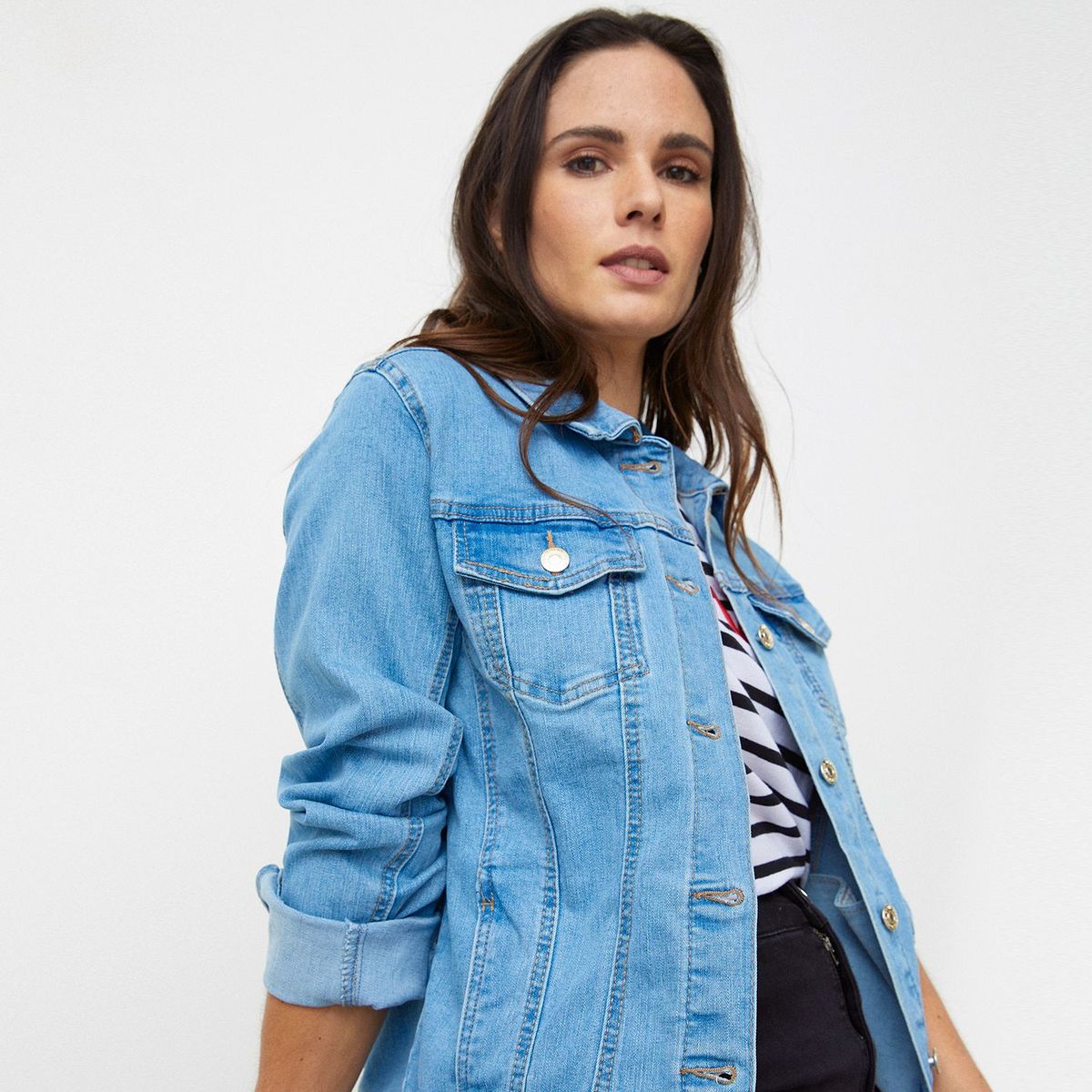 UNIVERSITY CLUB - Casaca Jean Mujer University Club