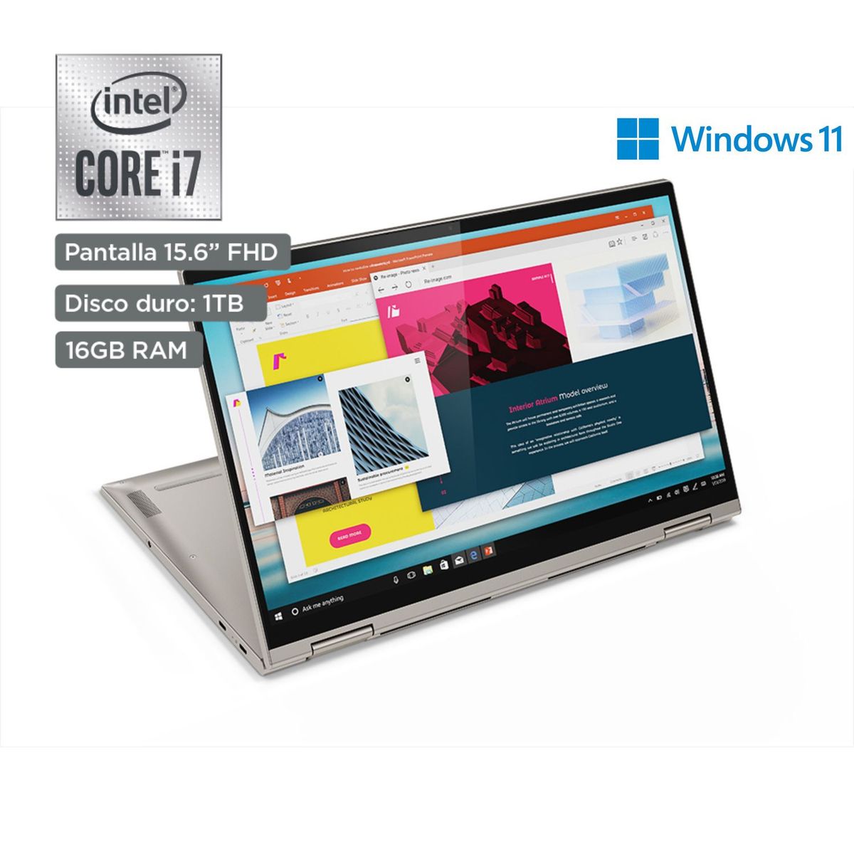 LENOVO - YOGA C740  Intel Core i7  15.6" Full HD  1TB SSD  16GB RAM  Mica