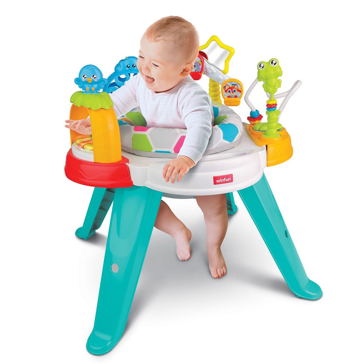 WINFUN - Centro de Actividad Estimulación Bebe 2 en 1 Baby Move