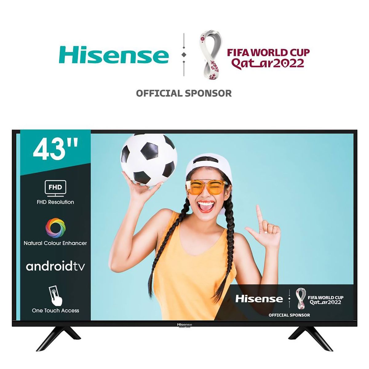 HISENSE - LED 43" 43E5610 Full HD Android Smart TV