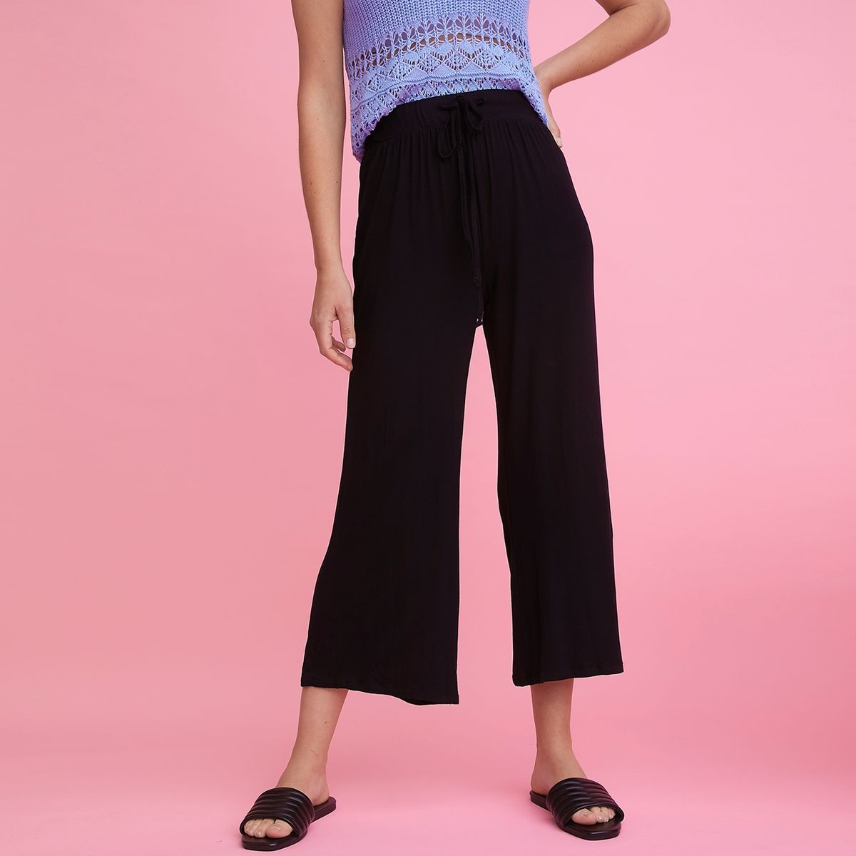 UNIVERSITY CLUB - Pantalón Palazzo Mujer University Club