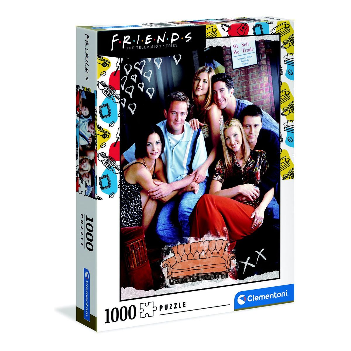 Clementoni - Rompecabezas 1000 Pzas Friends